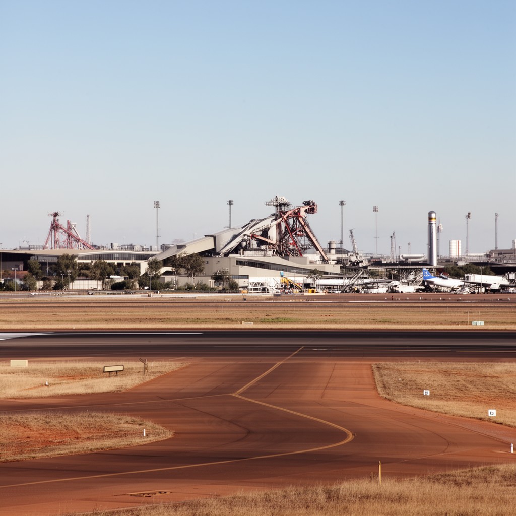 AI-generated illustration of Mount Isa Airport