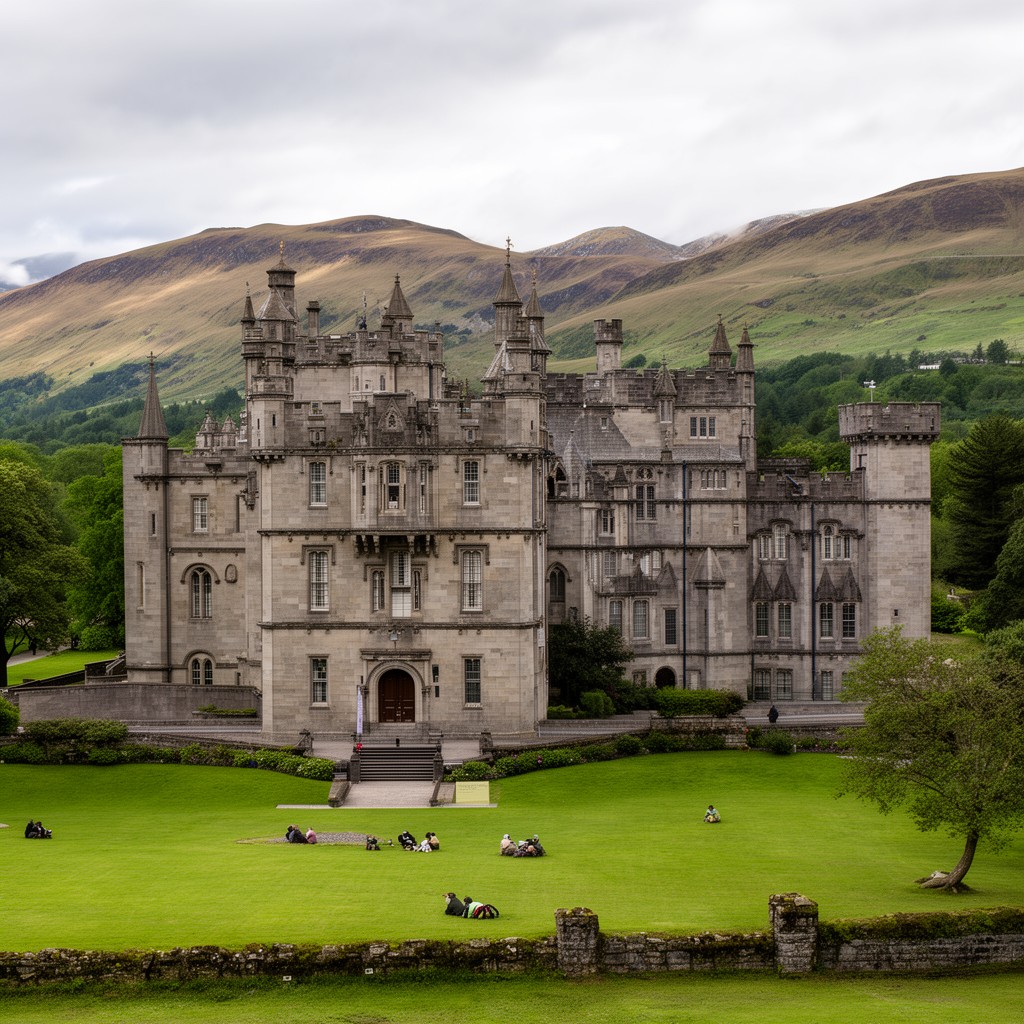 AI-generated illustration of Cyfarthfa Castle