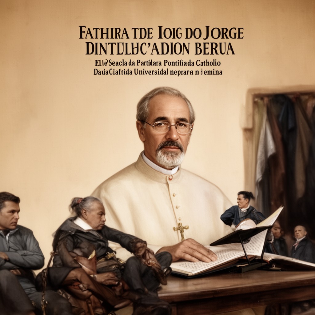 AI-generated illustration of Father Jorge Dintilhac