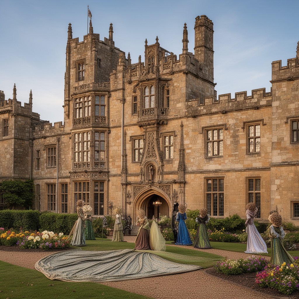 AI-generated illustration of Hardwick Hall