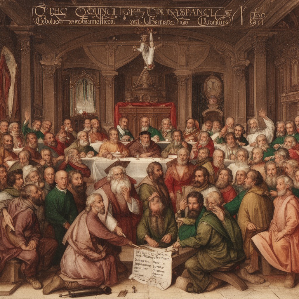 AI-generated illustration of Council of Constance