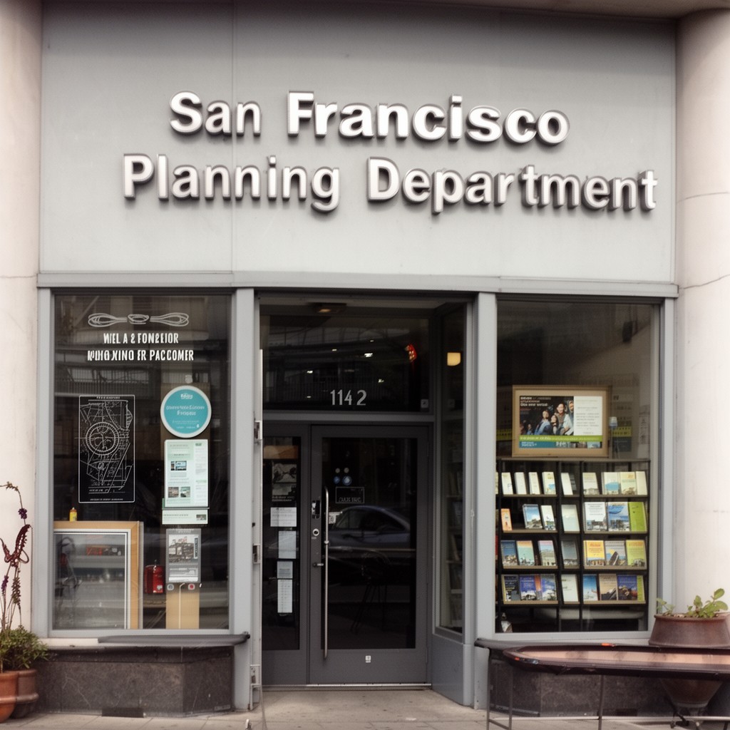 AI-generated illustration of San Francisco Planning Department
