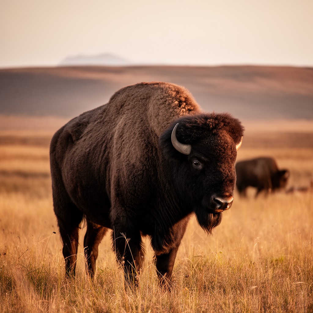 AI-generated illustration of Bison bison
