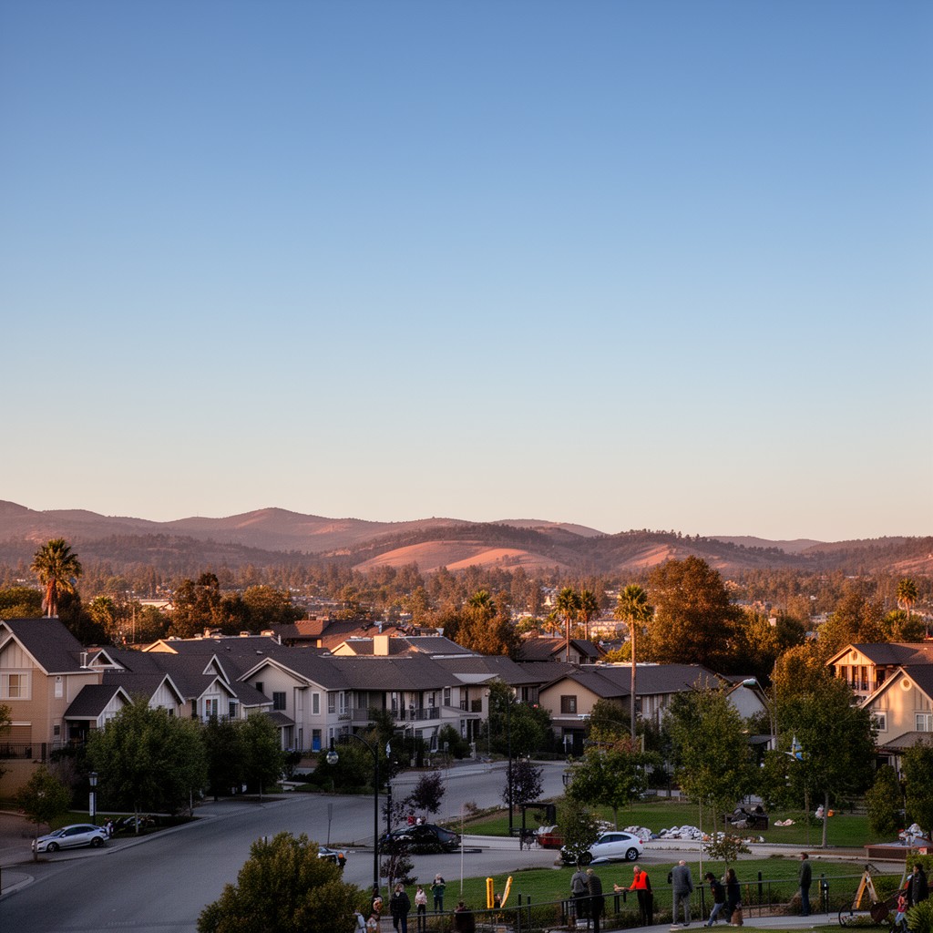 AI-generated illustration of City of Rocklin, California