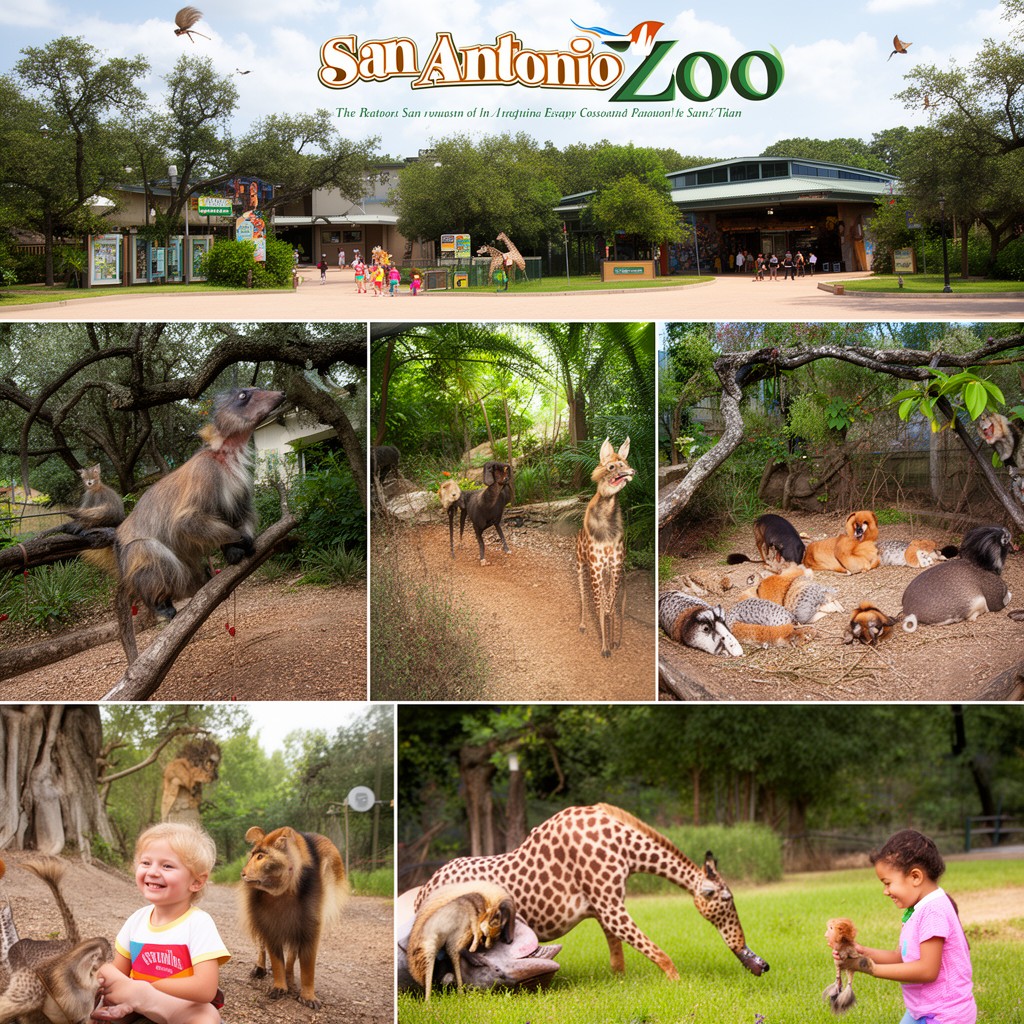 AI-generated illustration of San Antonio Zoo