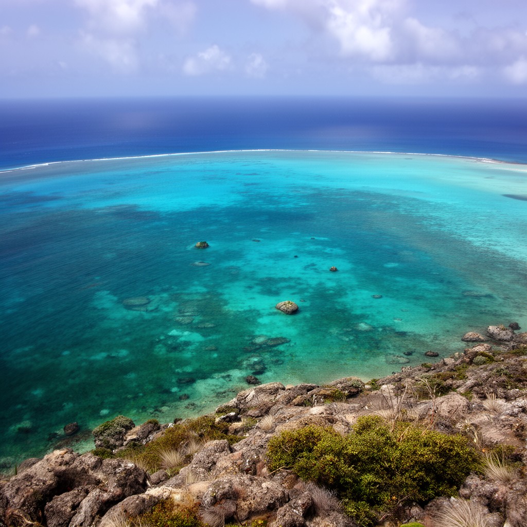 AI-generated illustration of Phoenix Islands Protected Area