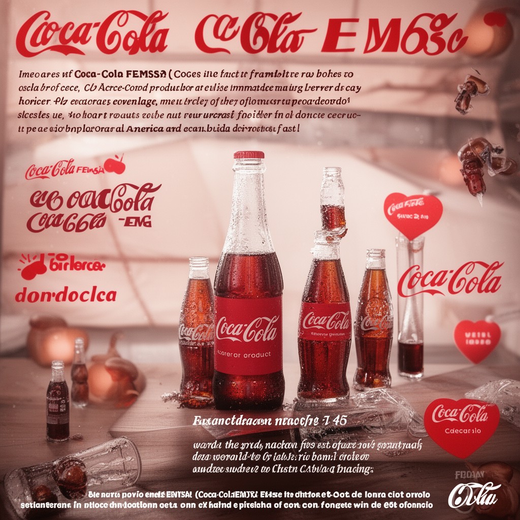 AI-generated illustration of Coca-Cola FEMSA