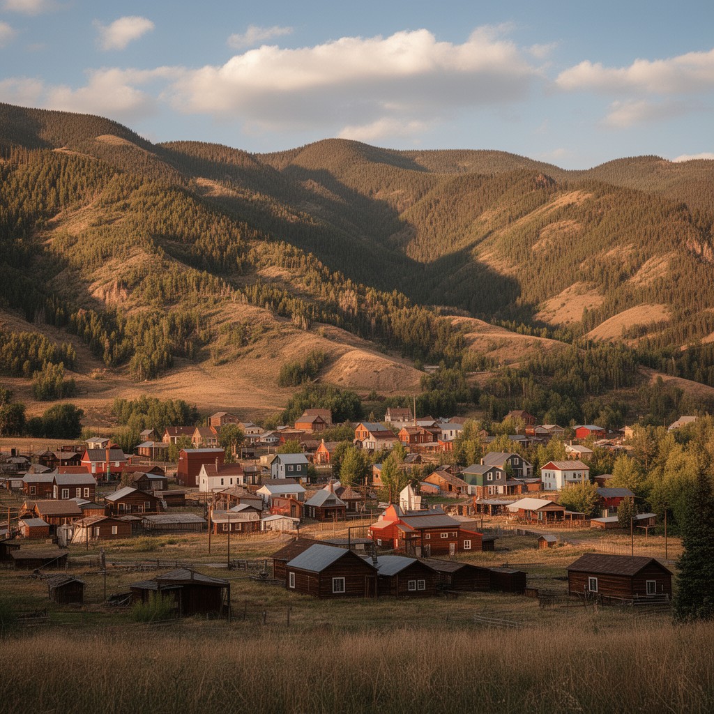 AI-generated illustration of Leadville, Colorado