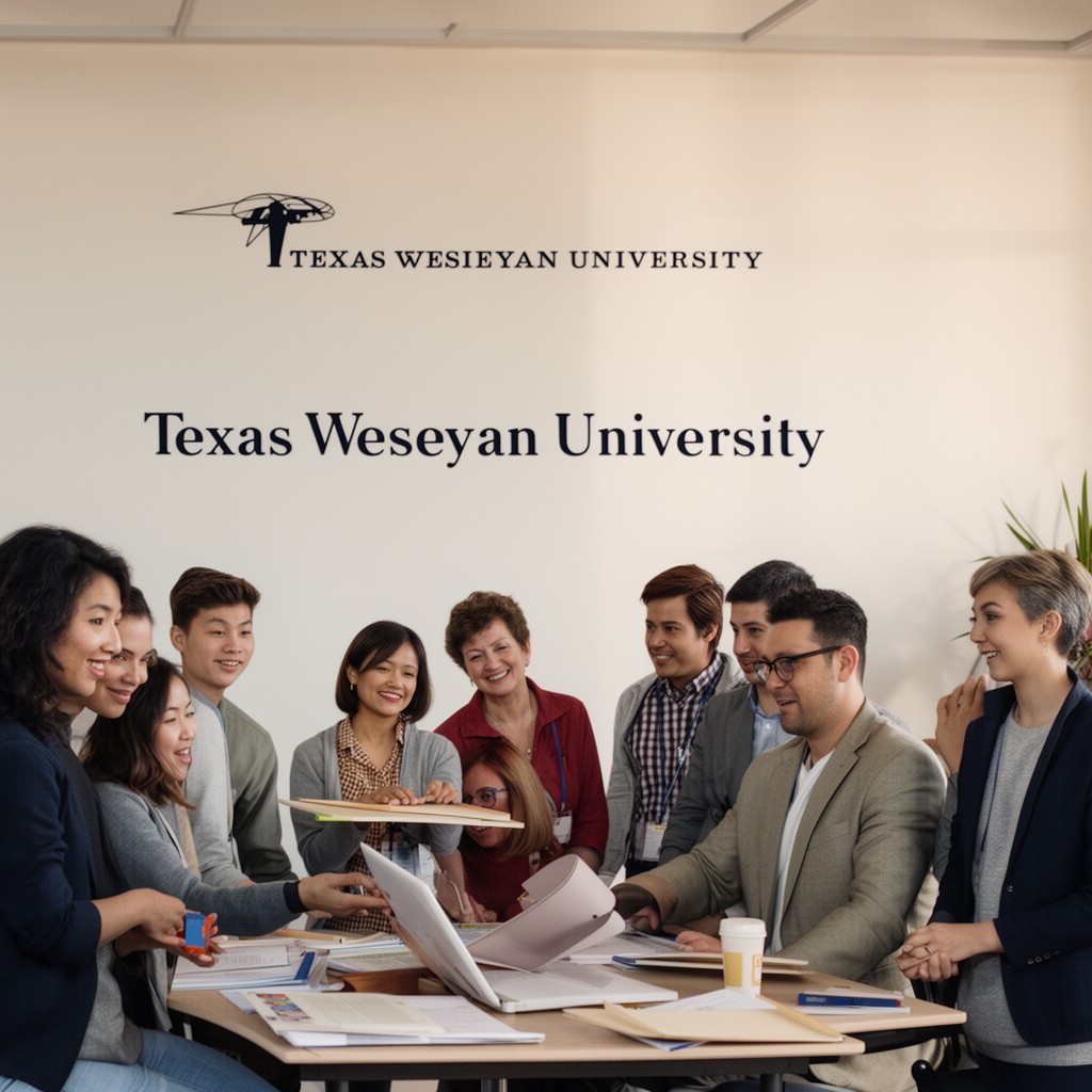 AI-generated illustration of Texas Wesleyan University