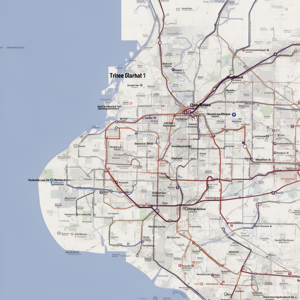 AI-generated illustration of TriMet Zone 1