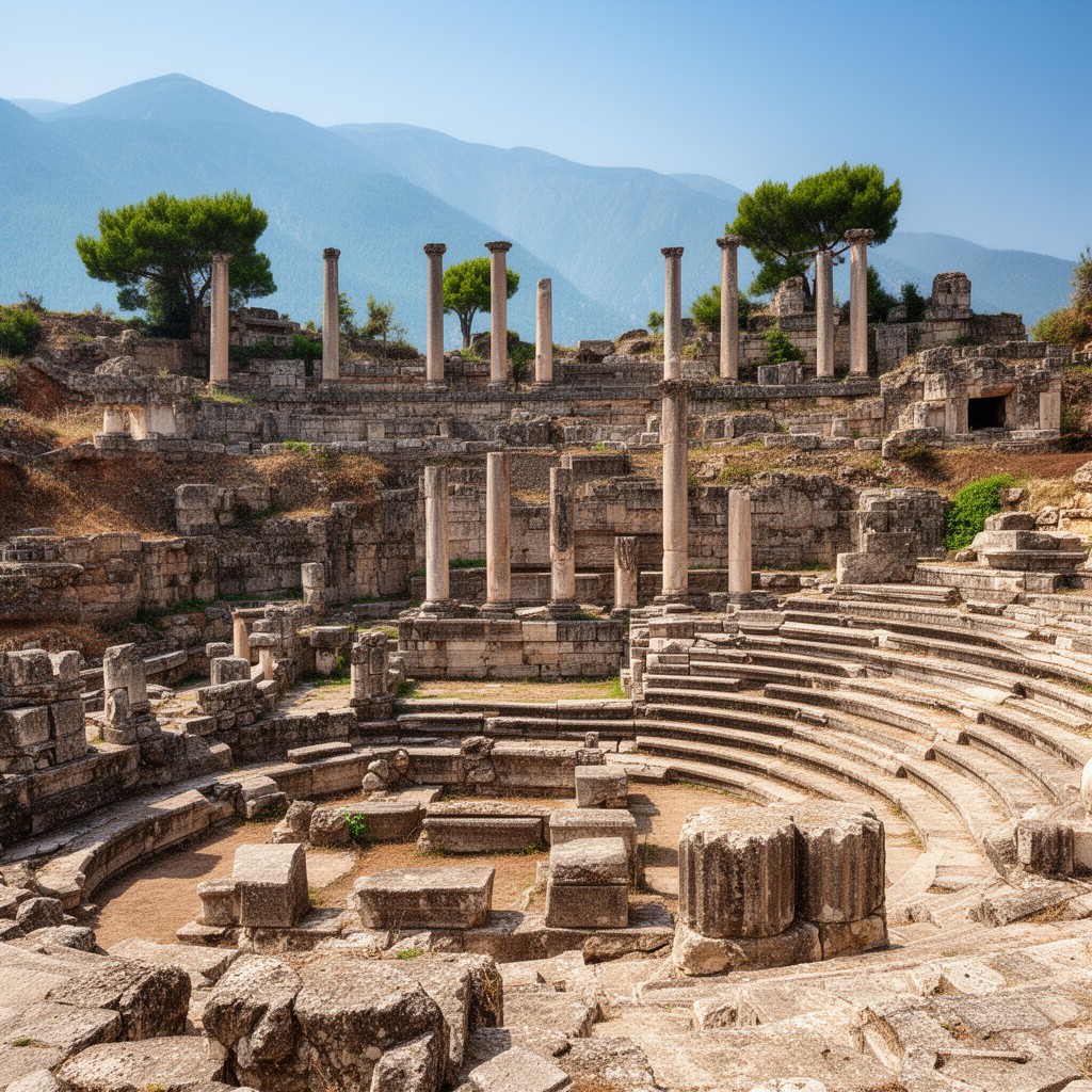 AI-generated illustration of Perge