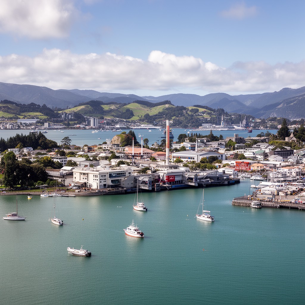 AI-generated illustration of Tauranga