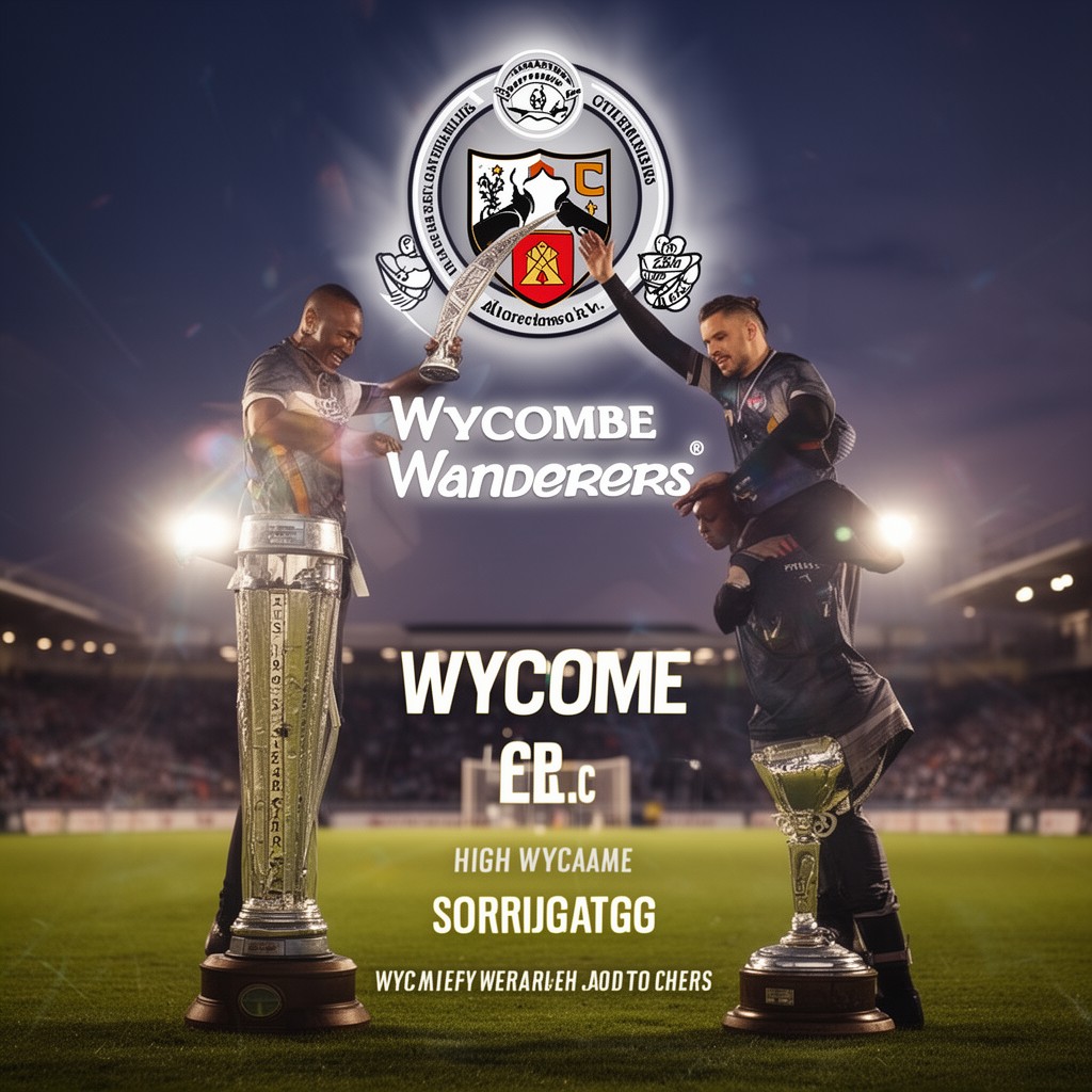 AI-generated illustration of Wycombe Wanderers F.C.