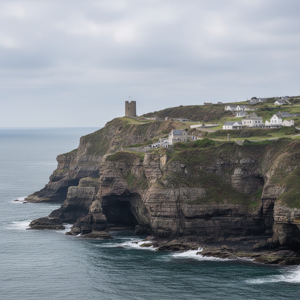 AI-generated illustration of Cotentin Peninsula