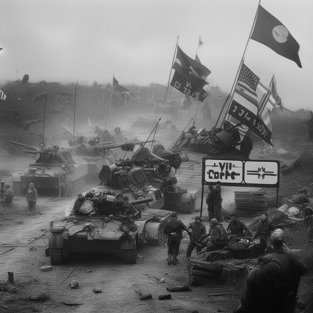 AI-generated illustration of VII Corps