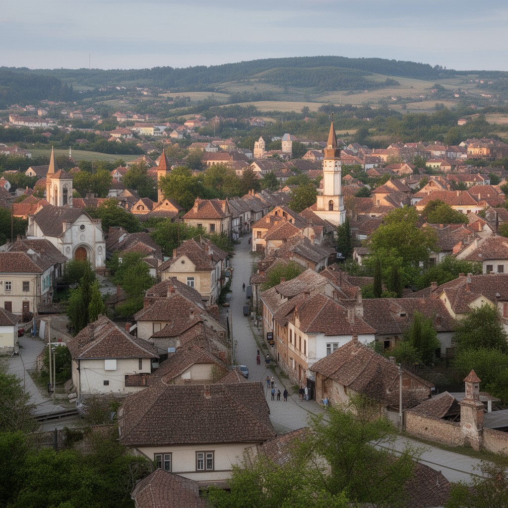 AI-generated illustration of Brzeżany