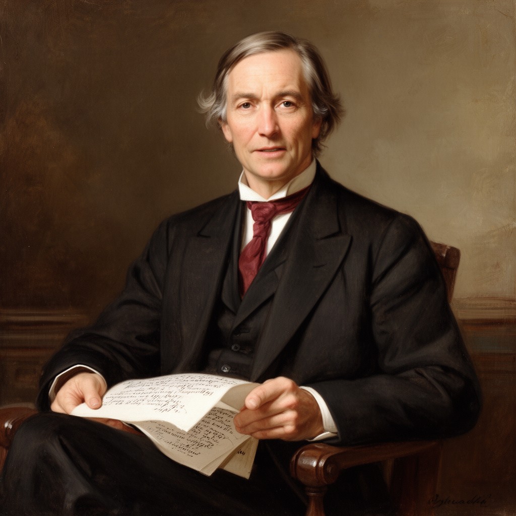 AI-generated illustration of Edward Dickinson