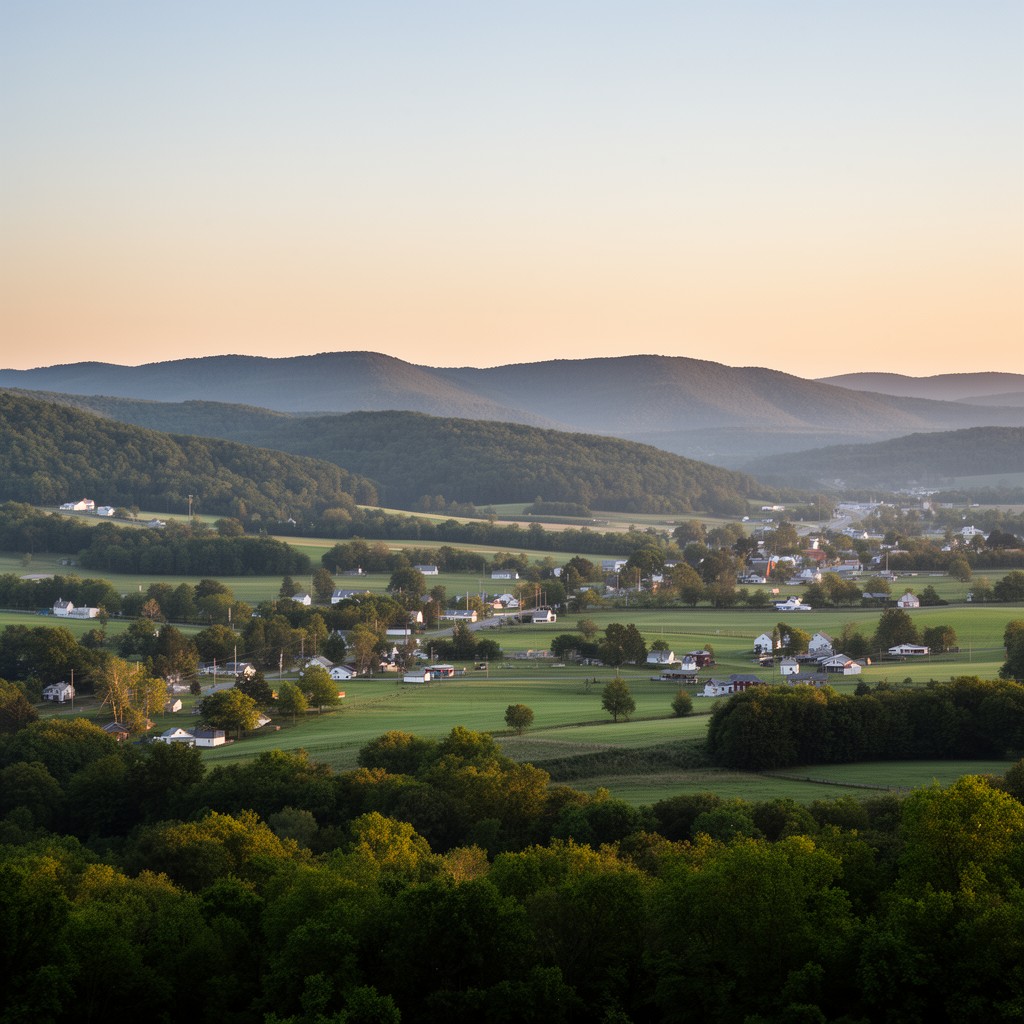 AI-generated illustration of Middletown Valley