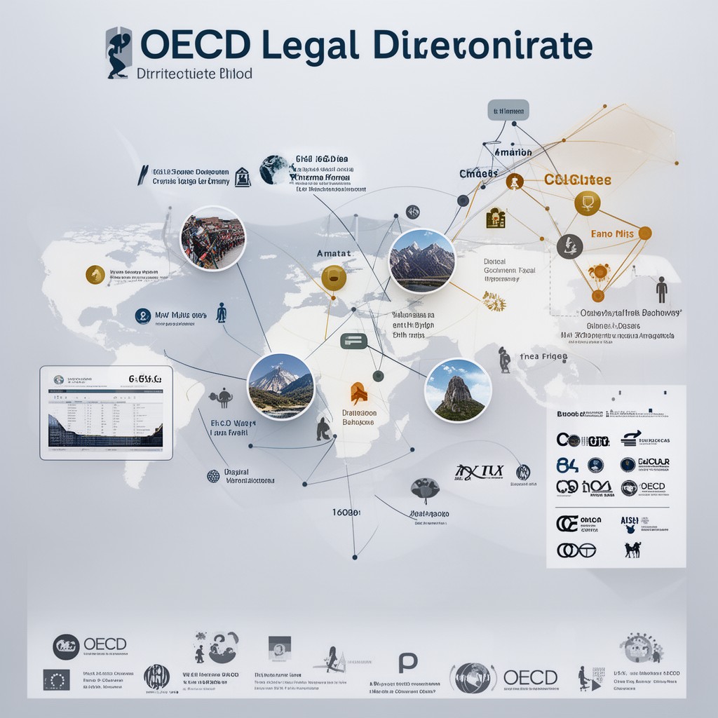 AI-generated illustration of OECD Legal Directorate