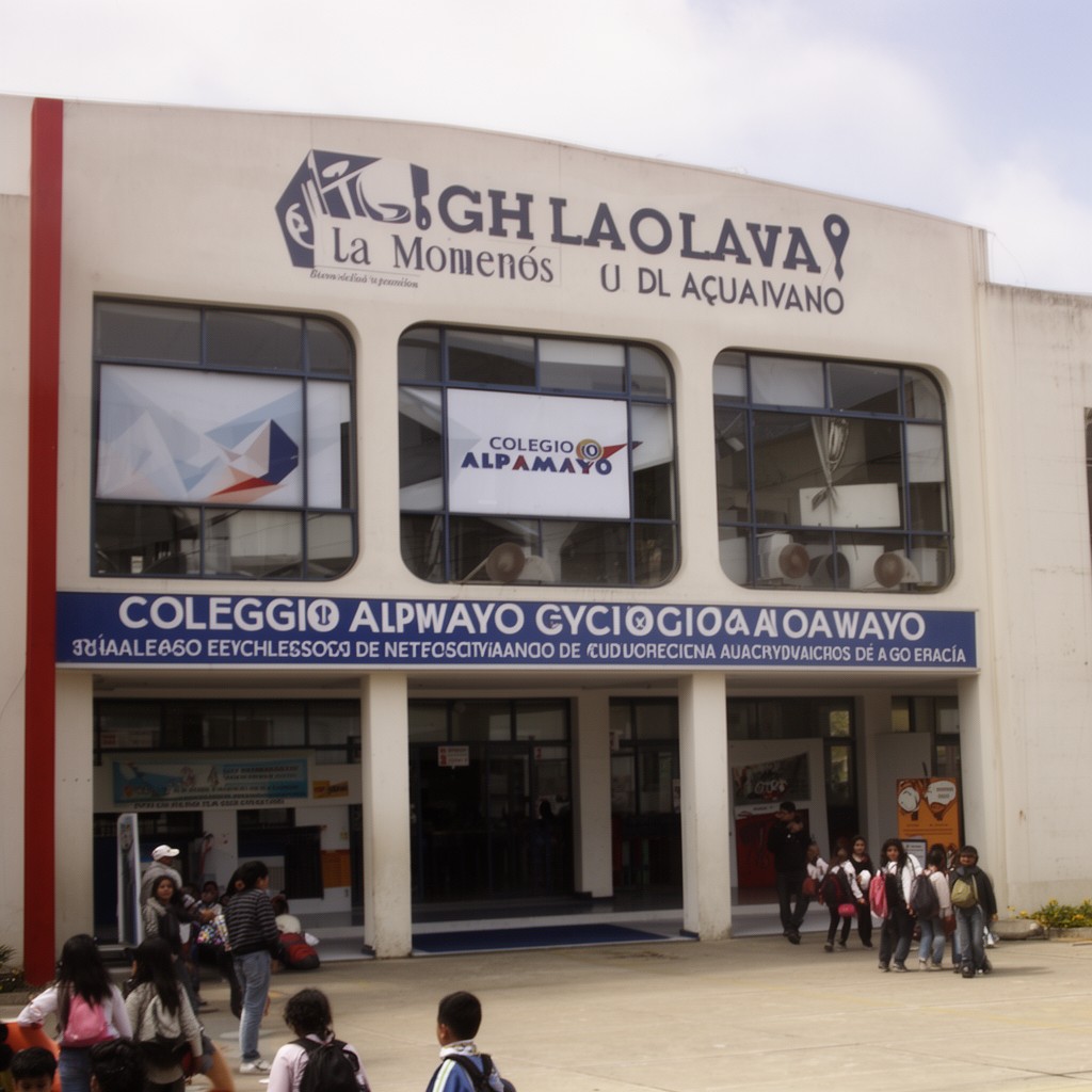 AI-generated illustration of Colegio Alpamayo
