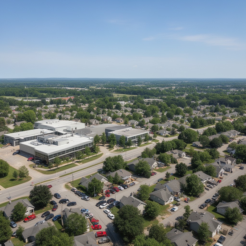 AI-generated illustration of Smyrna, Tennessee, United States