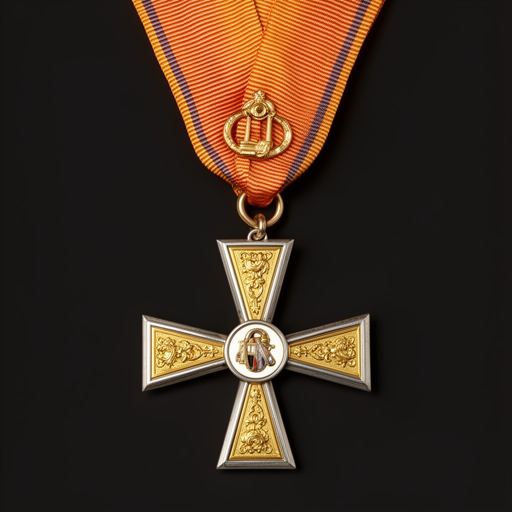 AI-generated illustration of Knight Grand Cross of the Order of Orange-Nassau