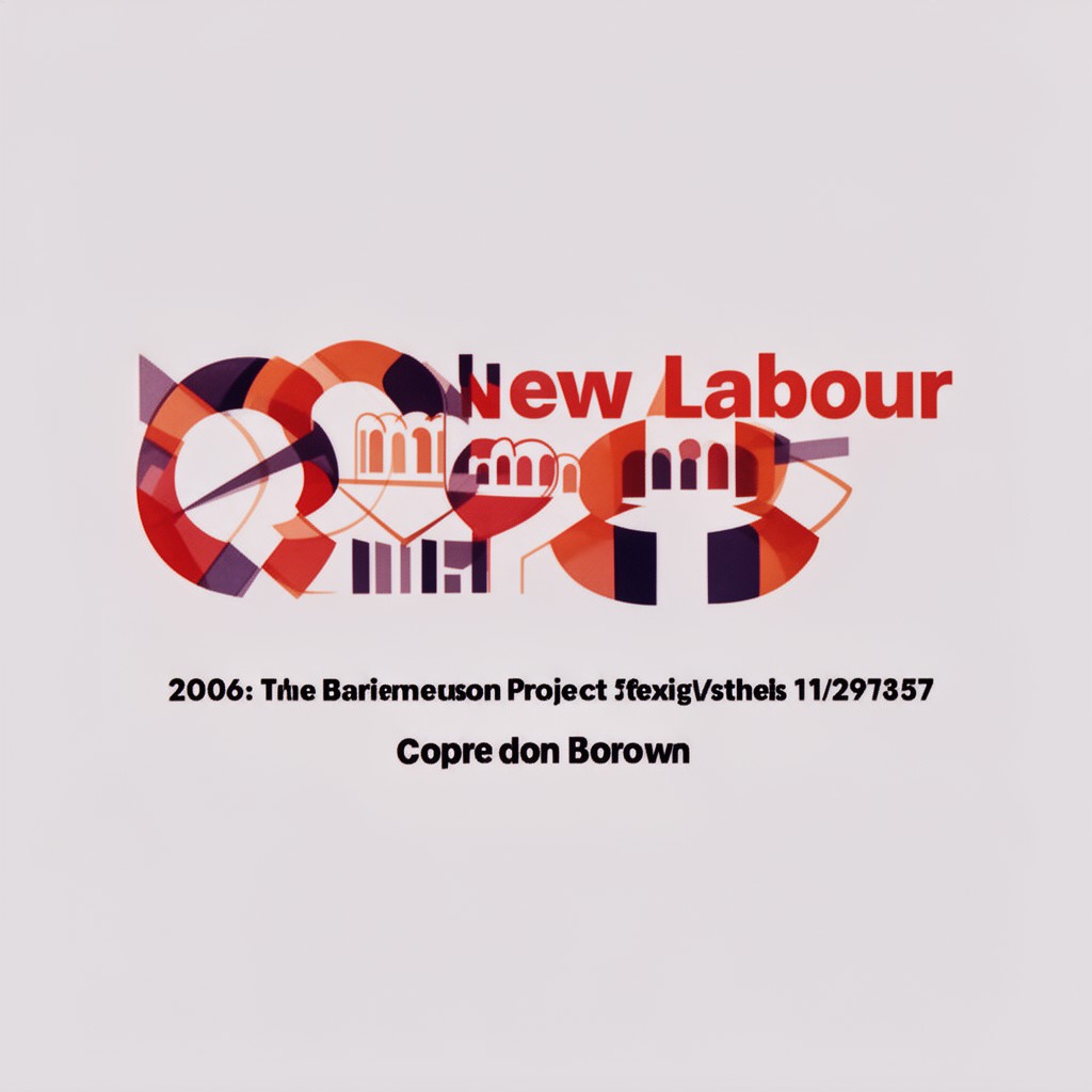 AI-generated illustration of New Labour project