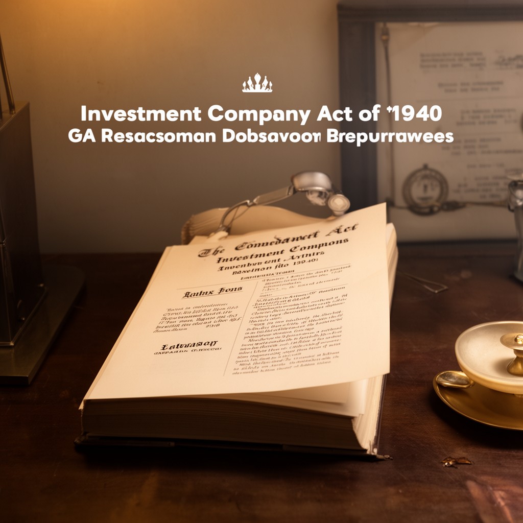 AI-generated illustration of Investment Company Act of 1940