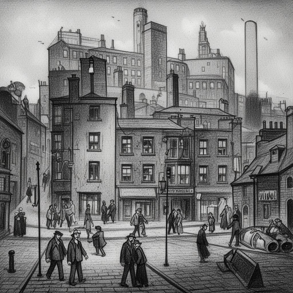 AI-generated illustration of Lowry