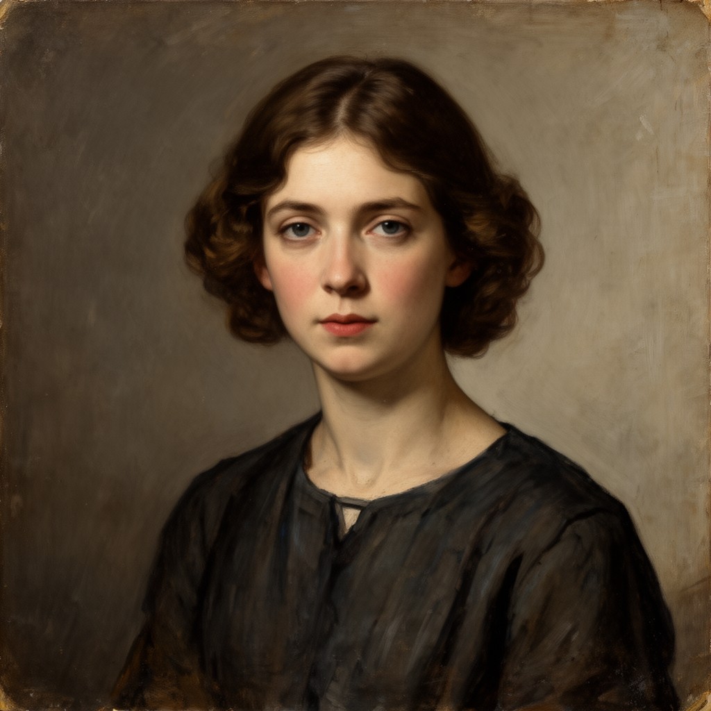 AI-generated illustration of Portrait of Ann