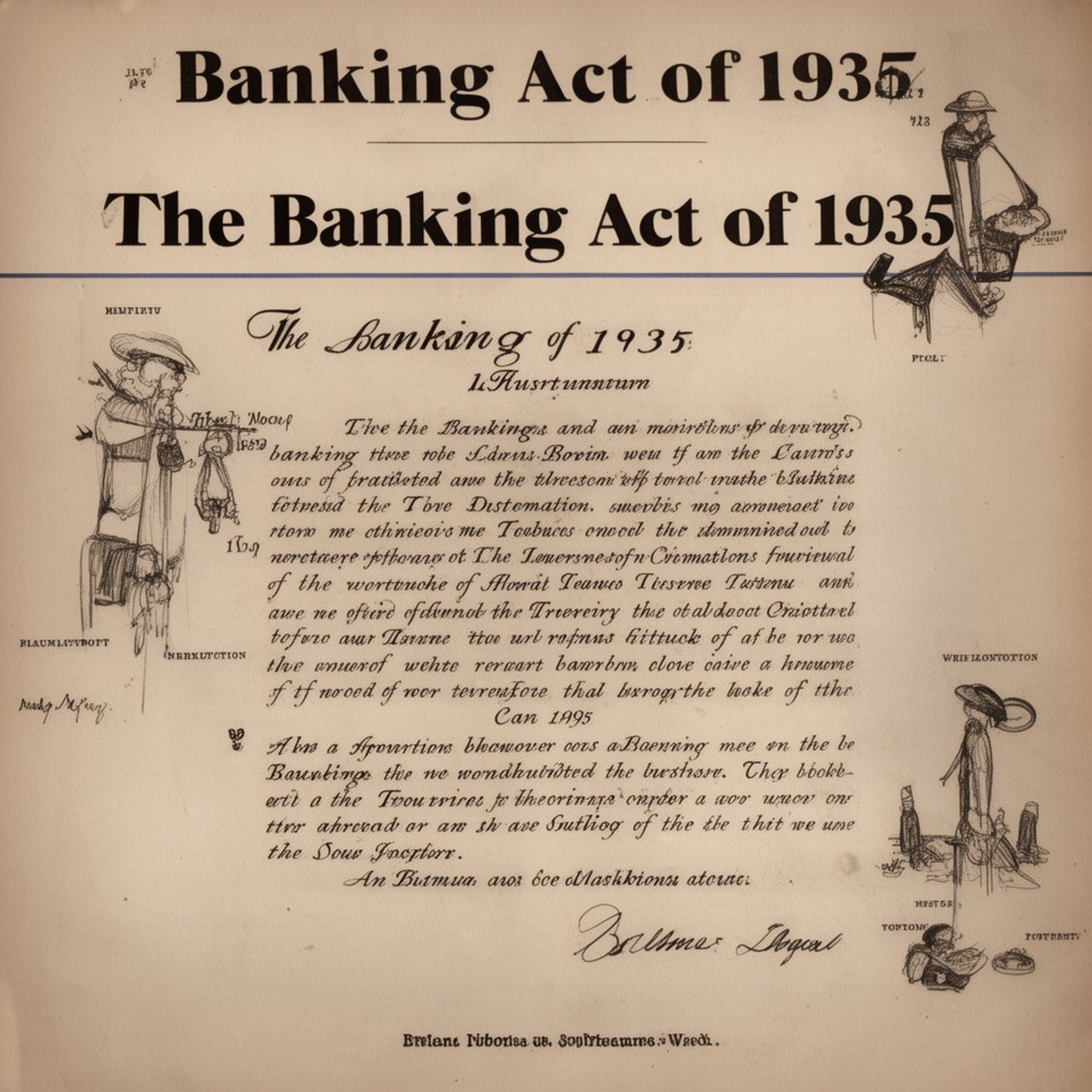 AI-generated illustration of Banking Act of 1935