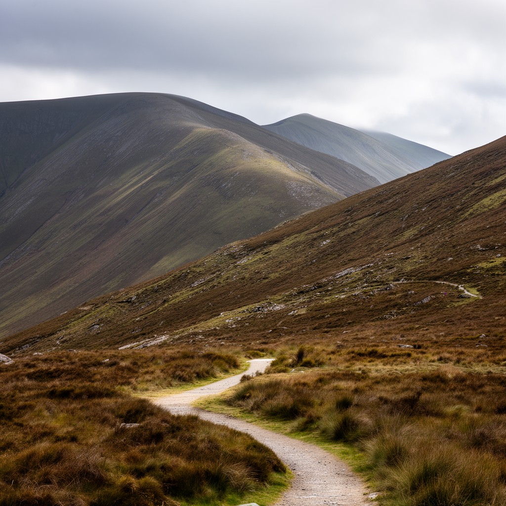 AI-generated illustration of Pennine Way