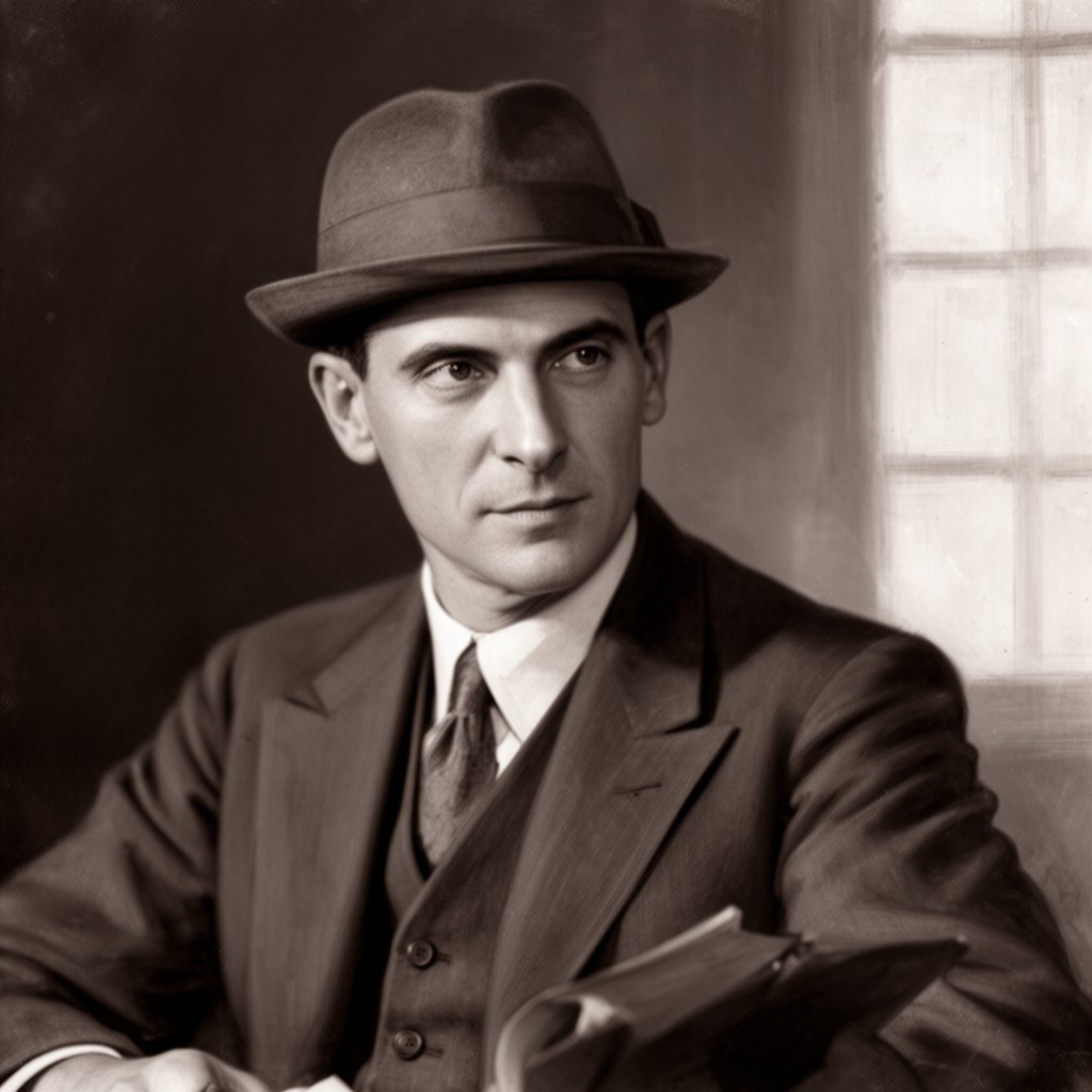 AI-generated illustration of Olaf Stapledon