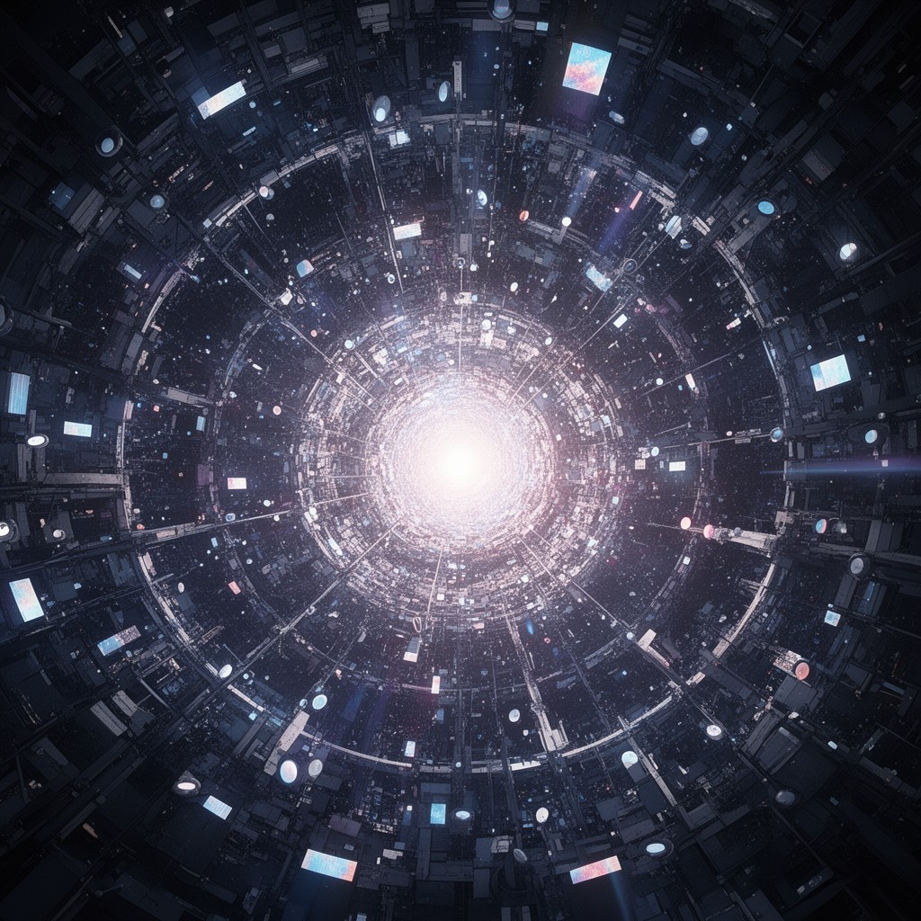 AI-generated illustration of Dyson shell
