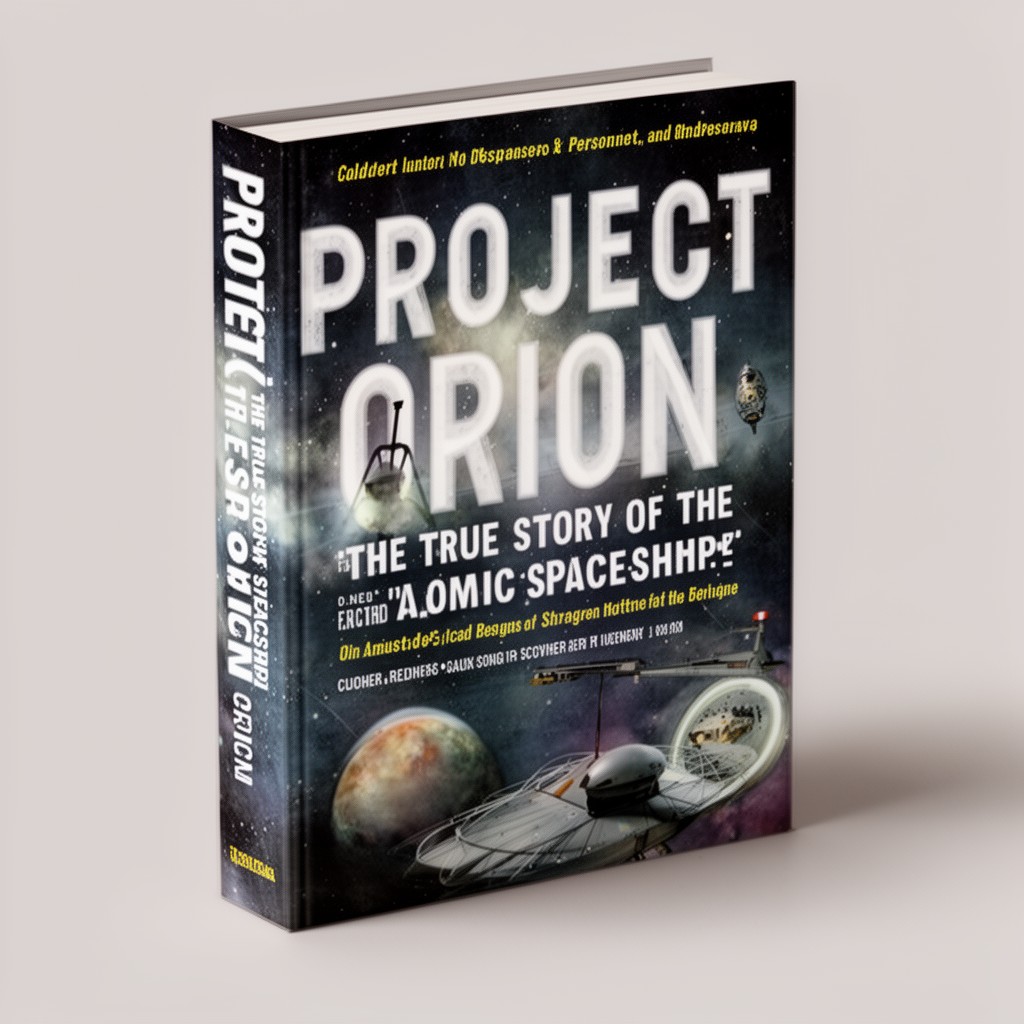 AI-generated illustration of Project Orion: The True Story of the Atomic Spaceship