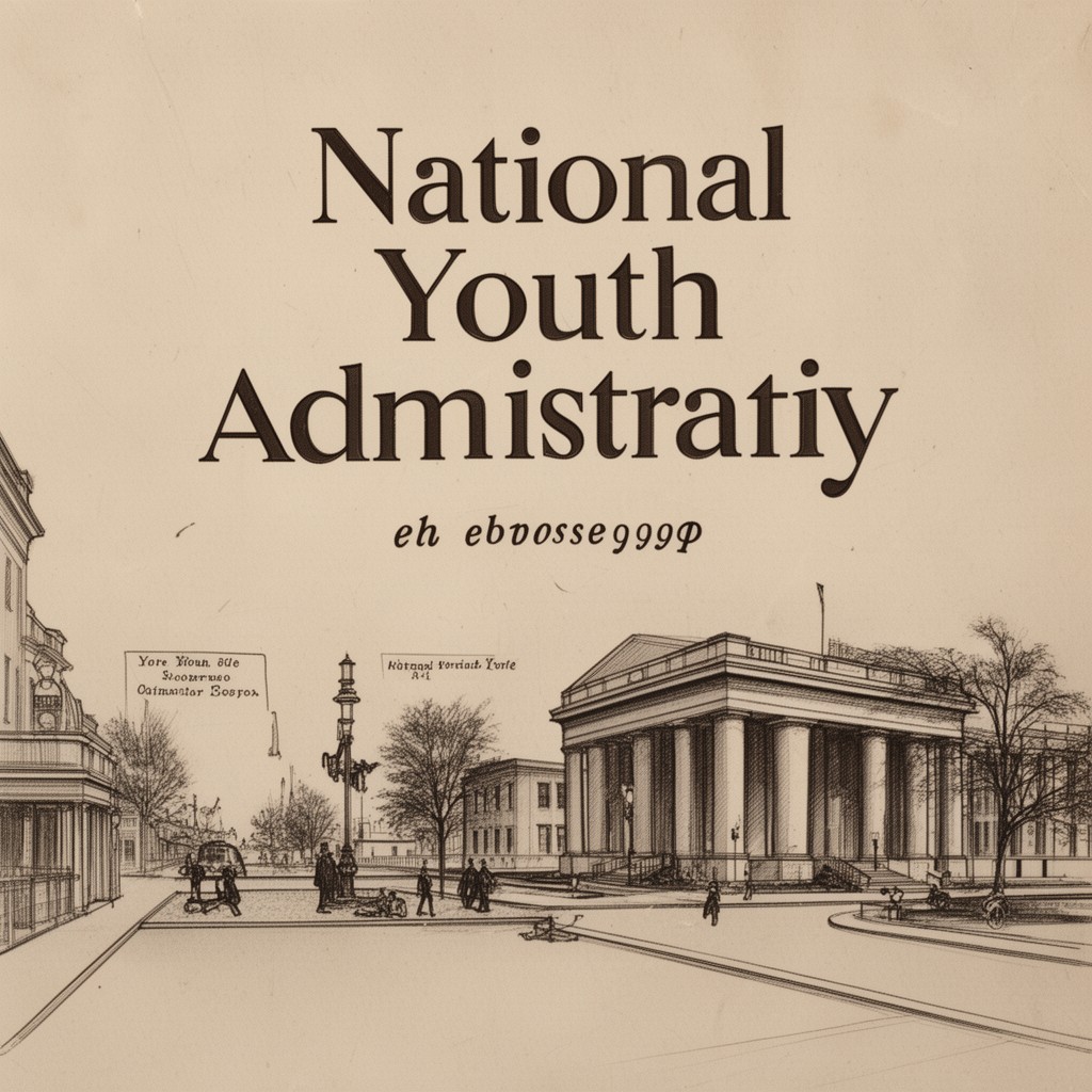 AI-generated illustration of National Youth Administration