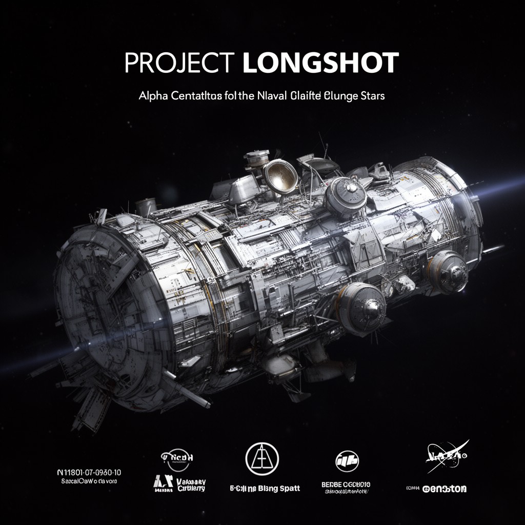 AI-generated illustration of Project Longshot