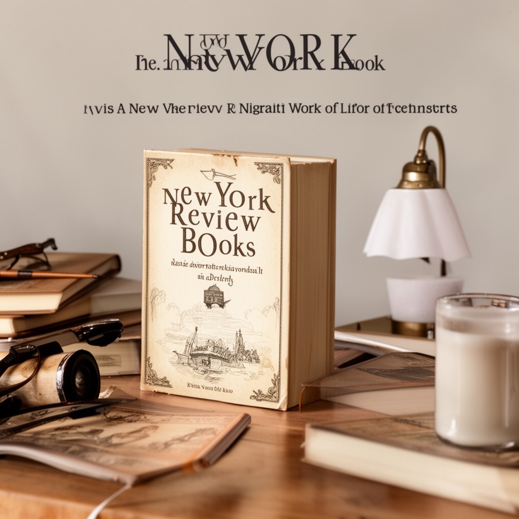 AI-generated illustration of New York Review Books