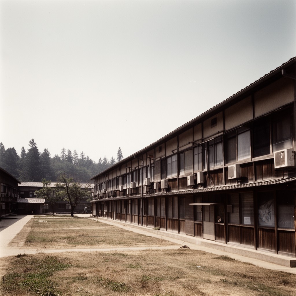 AI-generated illustration of Japanese American internment