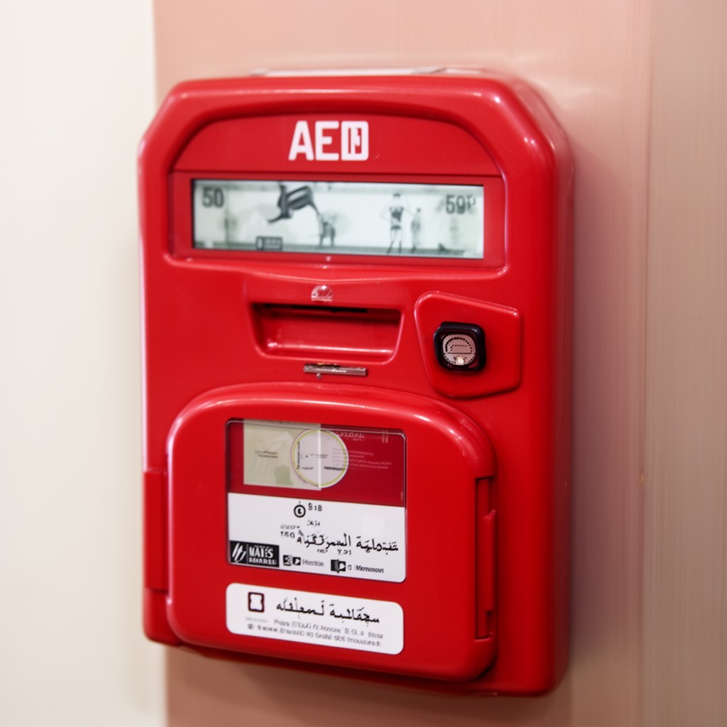 AI-generated illustration of AED