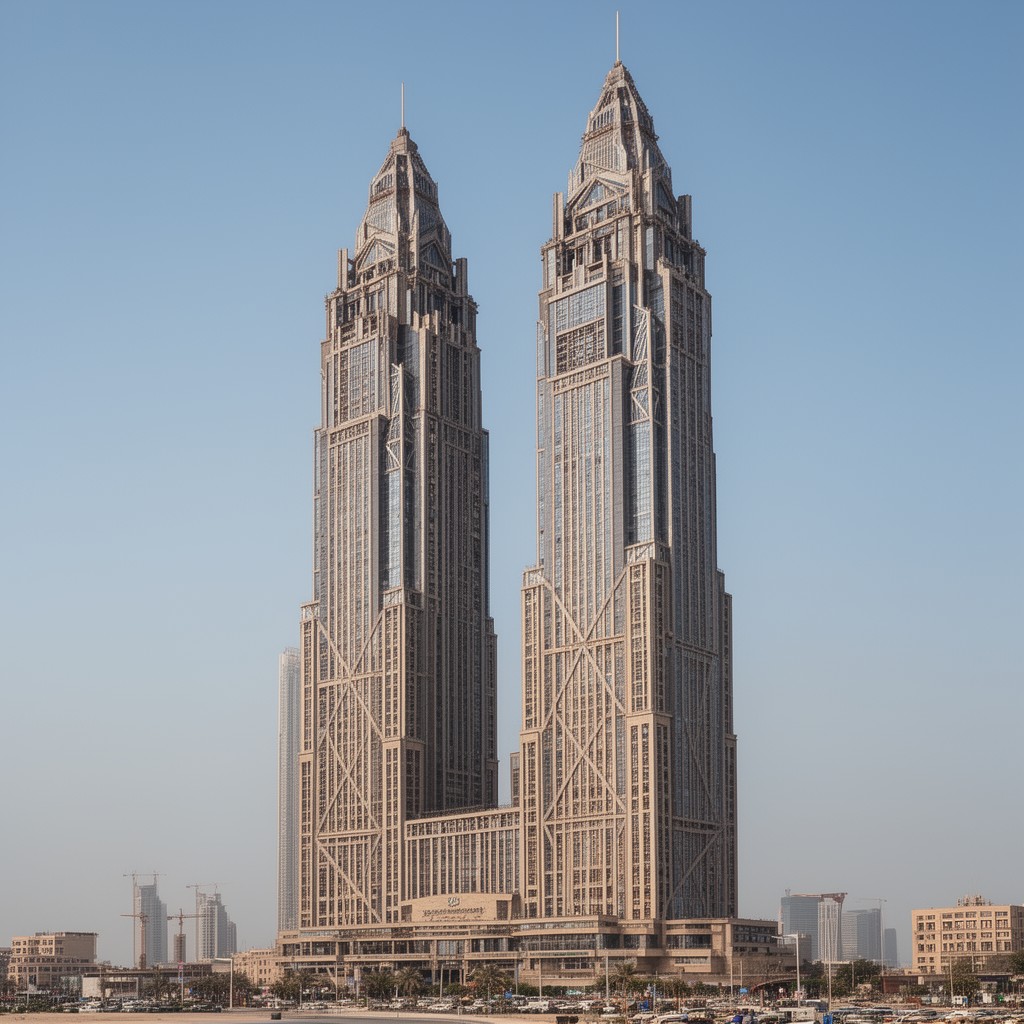 AI-generated illustration of The Binary Tower