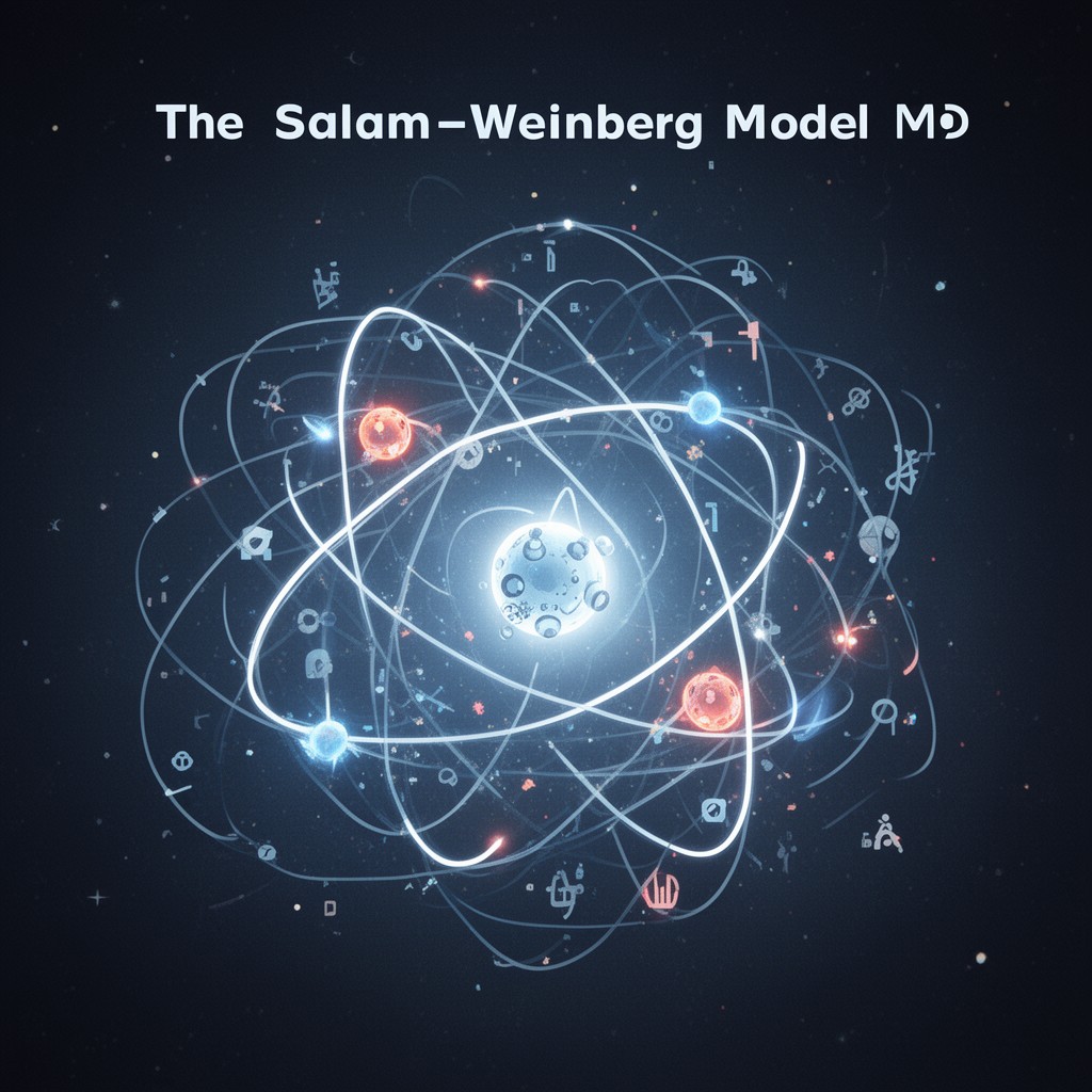AI-generated illustration of Salam–Weinberg model