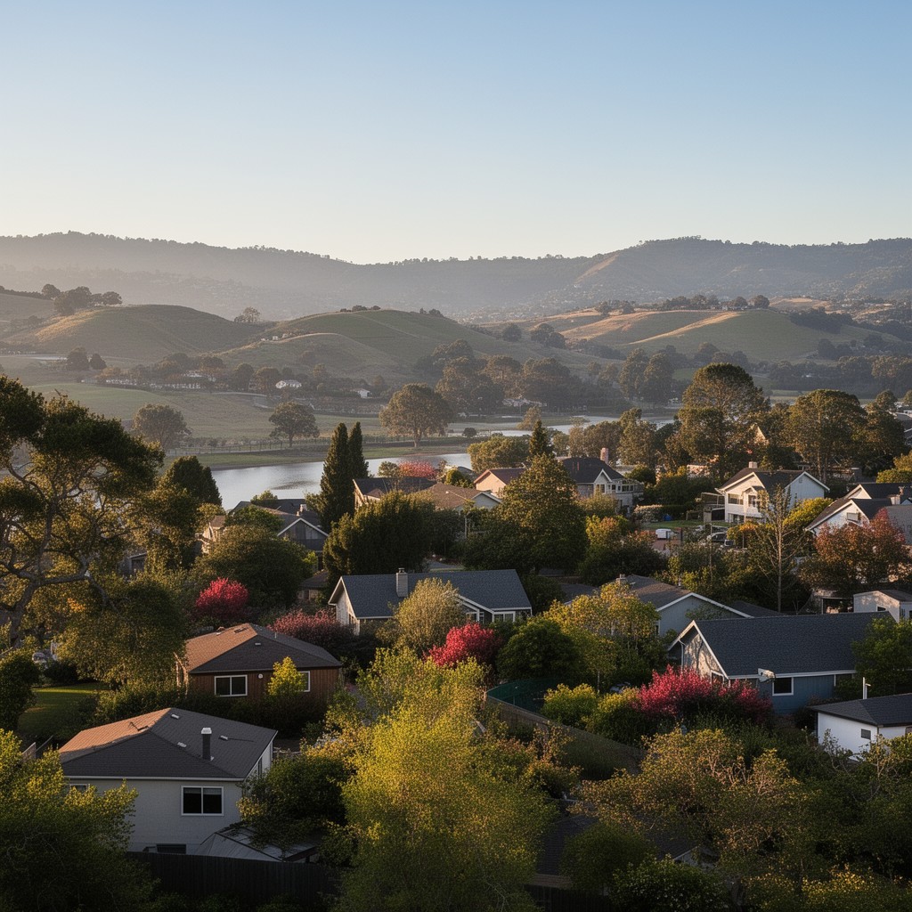 AI-generated illustration of San Miguel, Contra Costa County, California