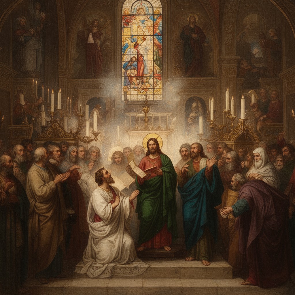 AI-generated illustration of Holy Monday
