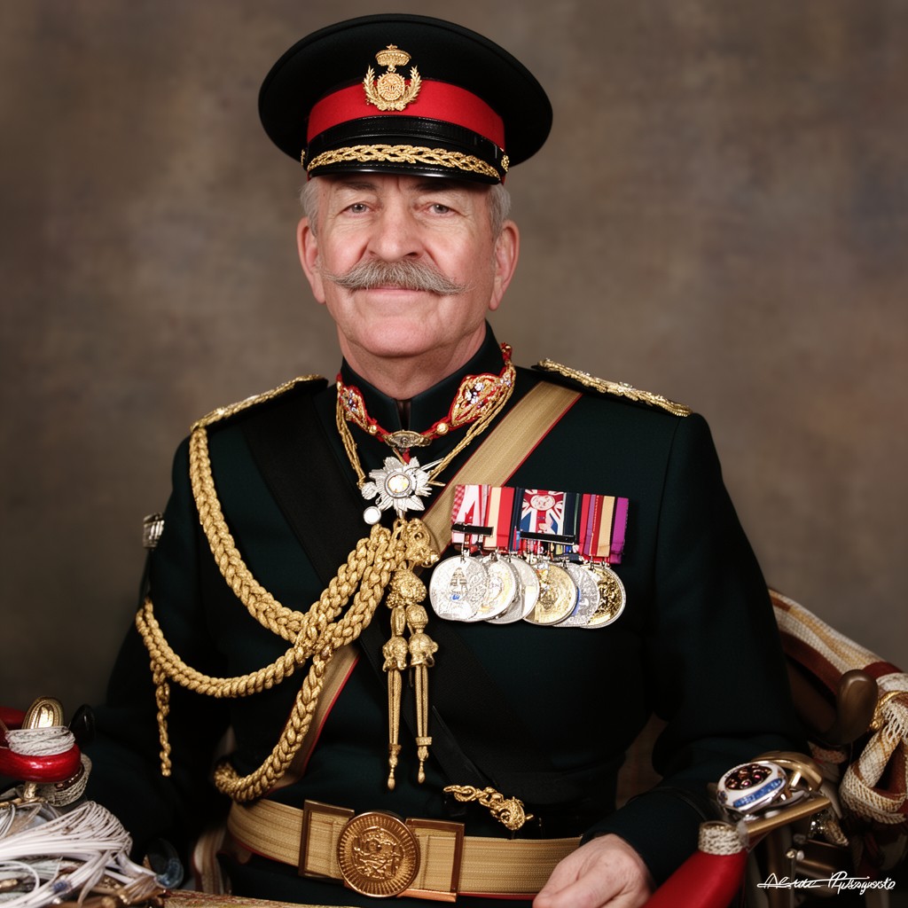AI-generated illustration of Field Marshal (British Army)