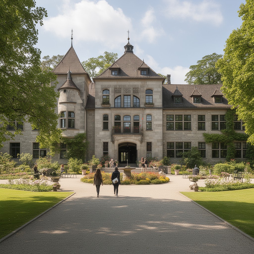 AI-generated illustration of Schule Schloss Salem