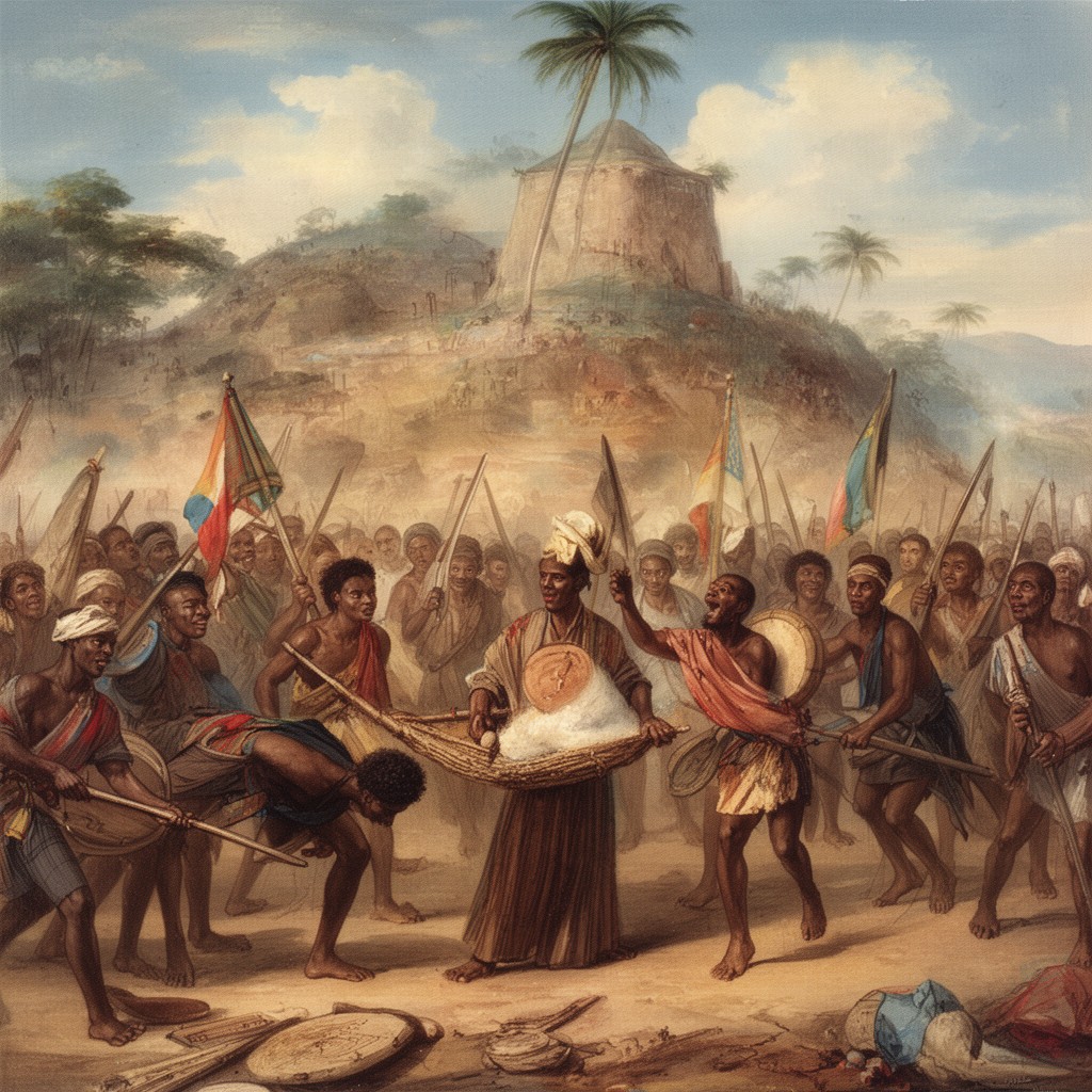 AI-generated illustration of Haitian Revolution