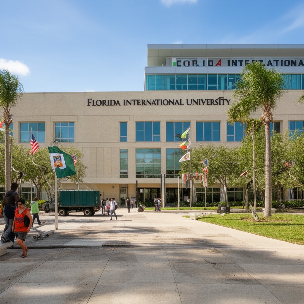 AI-generated illustration of Florida International University