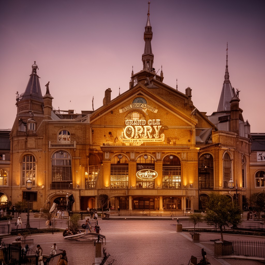 AI-generated illustration of Grand Ole Opry