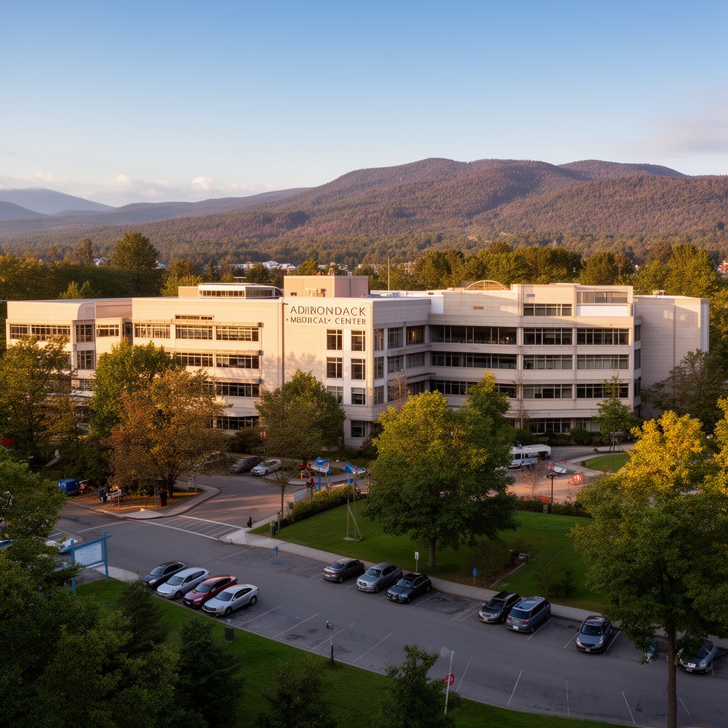 AI-generated illustration of Adirondack Medical Center